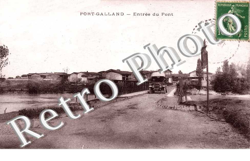 PORT GALLAND Entree du pont