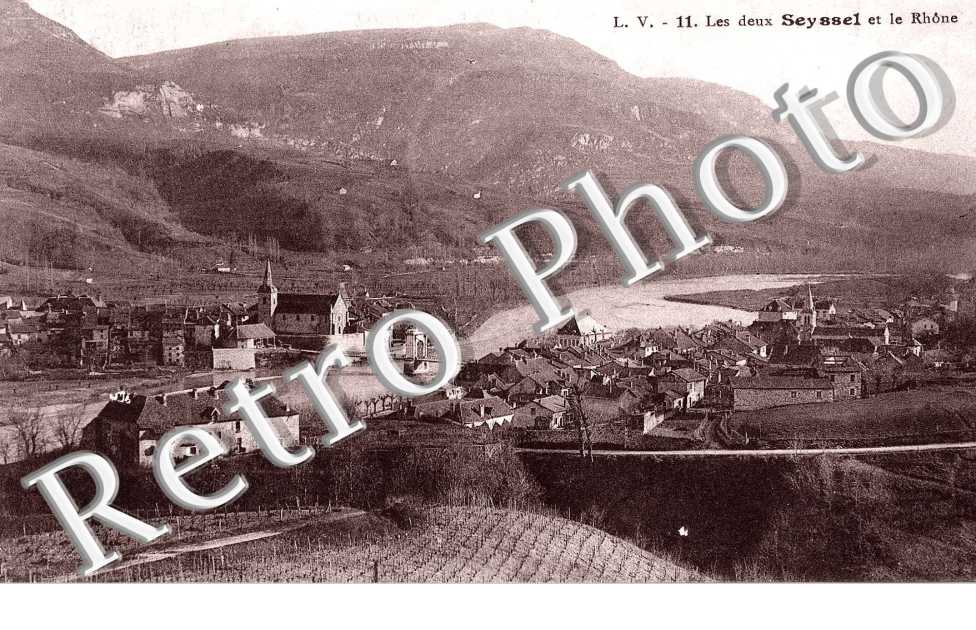 Les deux Seyssel et le Rhone