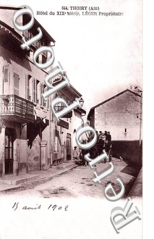 Hotel du XIX e siecle Leger proprietaire