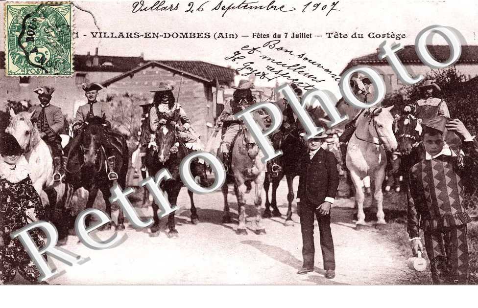 Fete du 7 juillet  -  tete de cortege