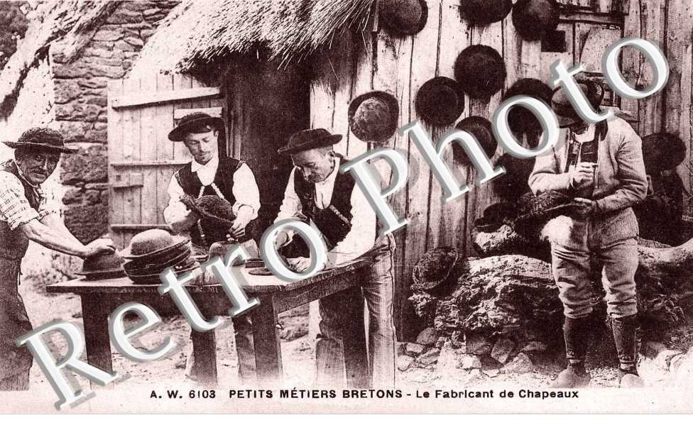 Petits metiers bretons - le fabricant de chapeaux