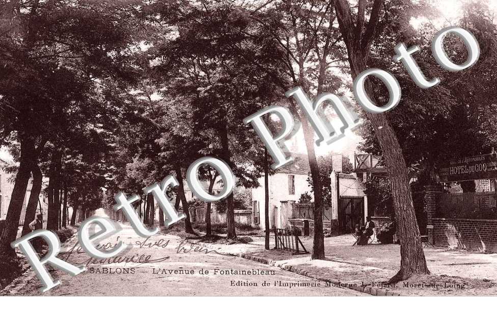 L'avenue de Fontainebleau