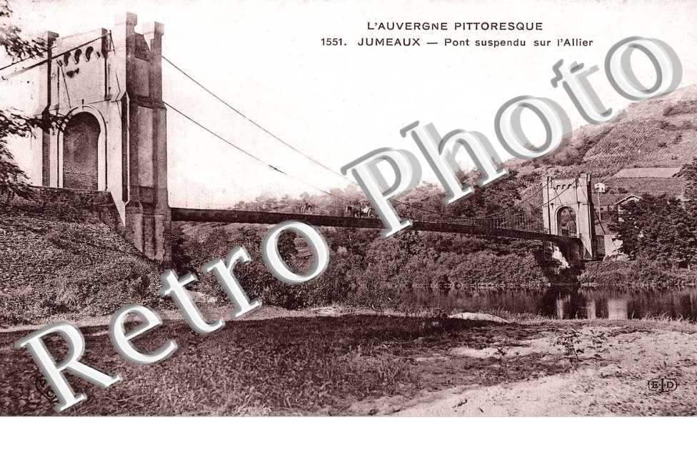 PONT SUSPENDU SUR L'ALLIER