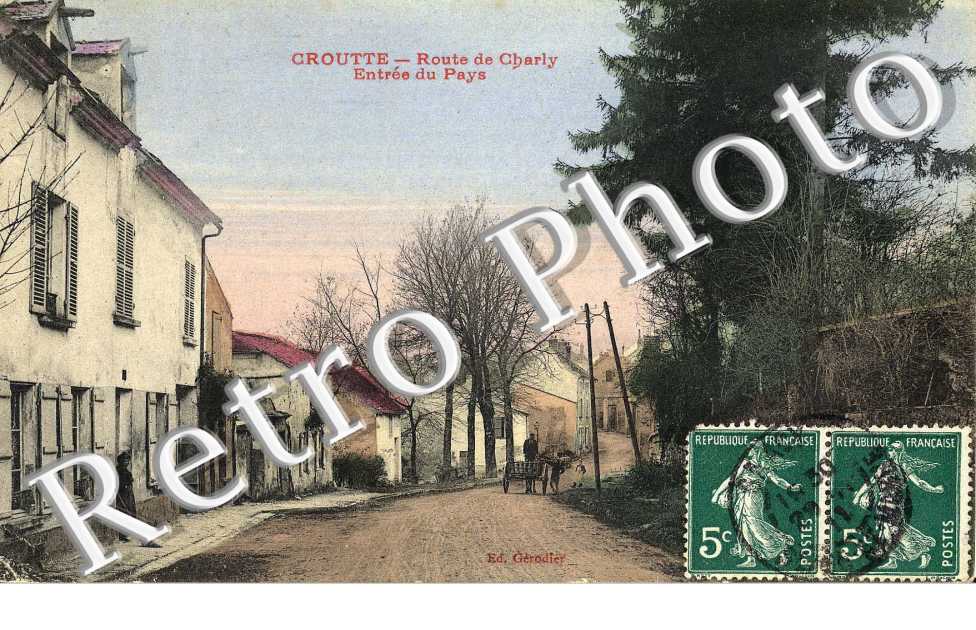 route de Charly Entree du pays