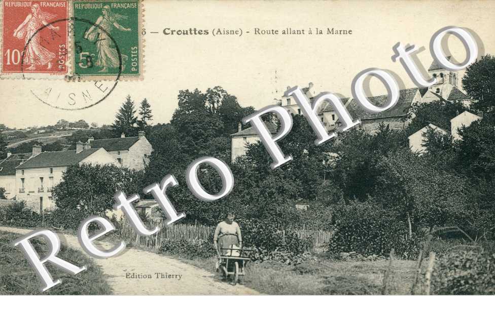 Route allant a la Marne