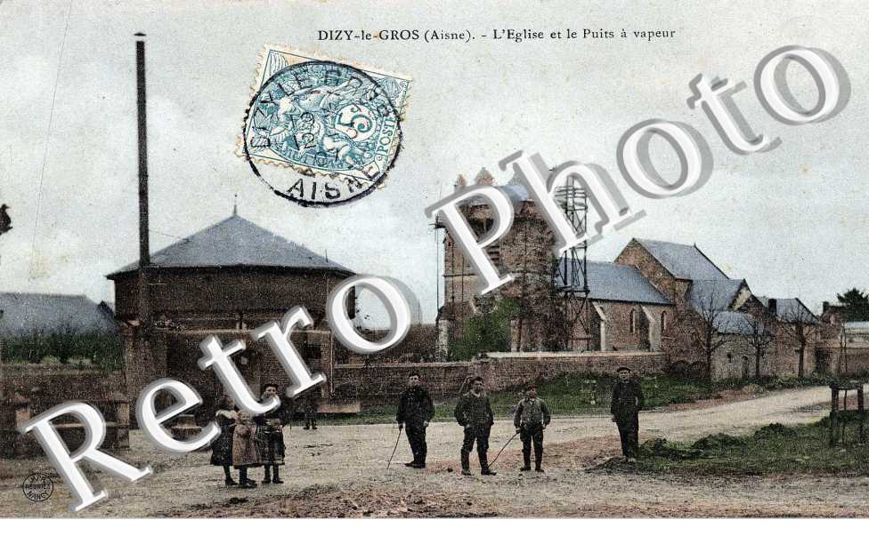 l'eglise et le puits a vapeur
