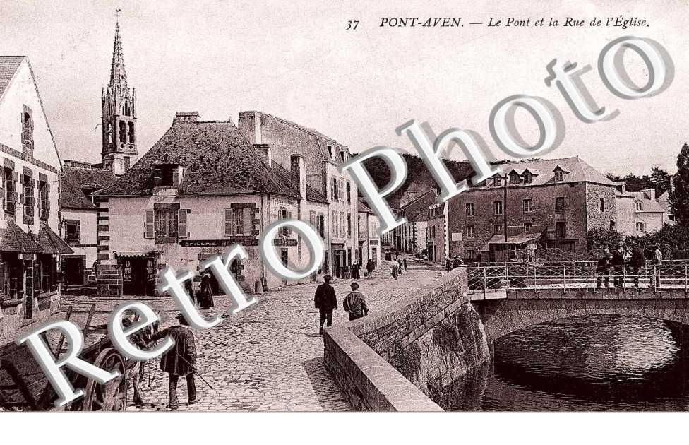 le pont et la rue de l'eglise
