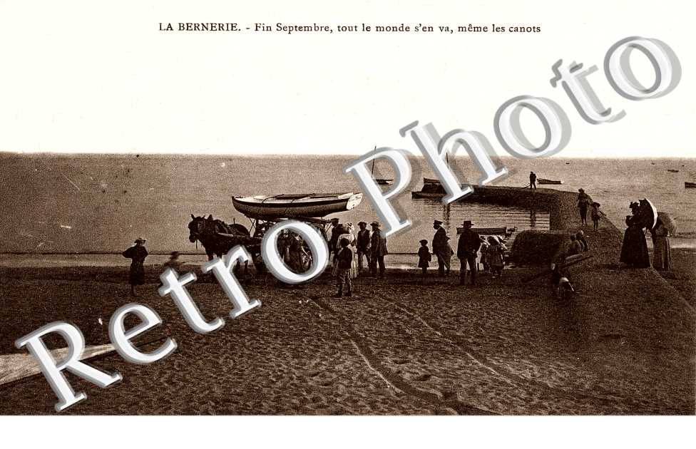 Fin septembre Tout le monde s'en va, meme les canots