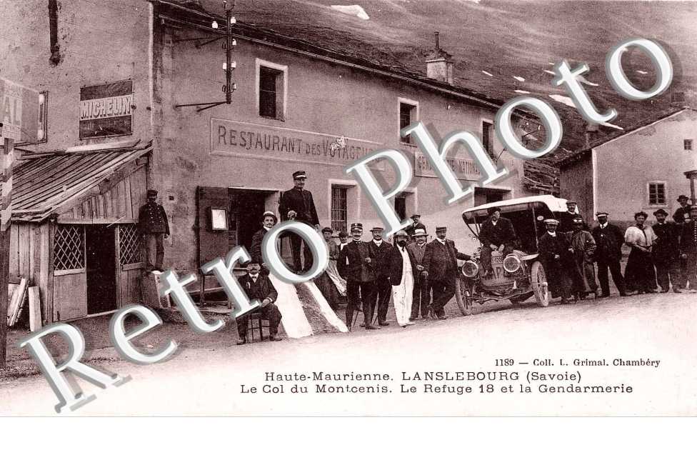 Le col du Montcenis - Le refuge 18 et la gendarmerie