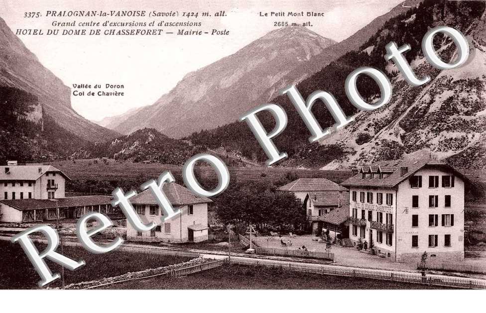 Le petit Mont Blanc - Hotel du dome de Chassefort - Mairie - Poste