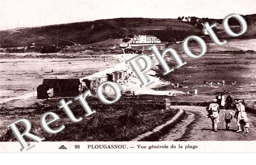 vue generale de la plage