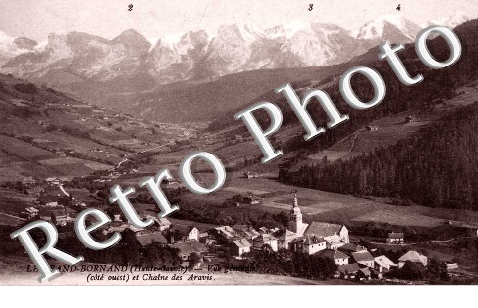 Vue generale et Chaine des Aravis