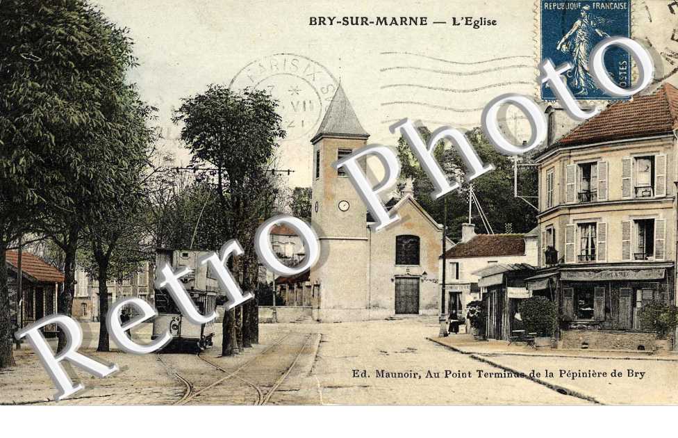 L'eglise (couleur) - tramway