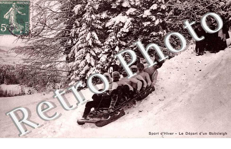 Depart d'un bobsleigh