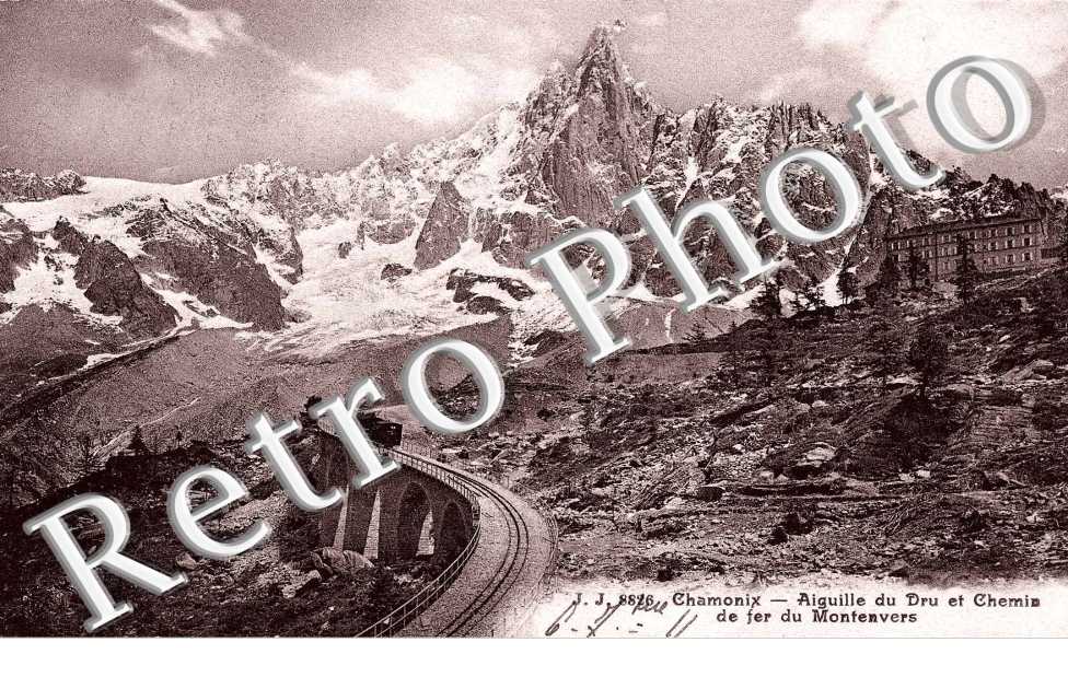 L AIGUILLE DU DRU ET CHEMIN DE FER DU MONTENVERS