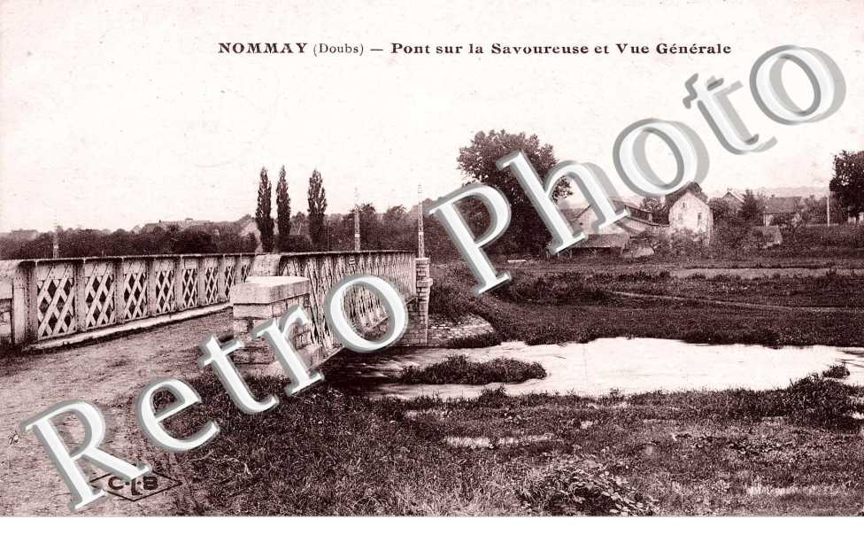 pont sur la Savoureuse et vue generale
