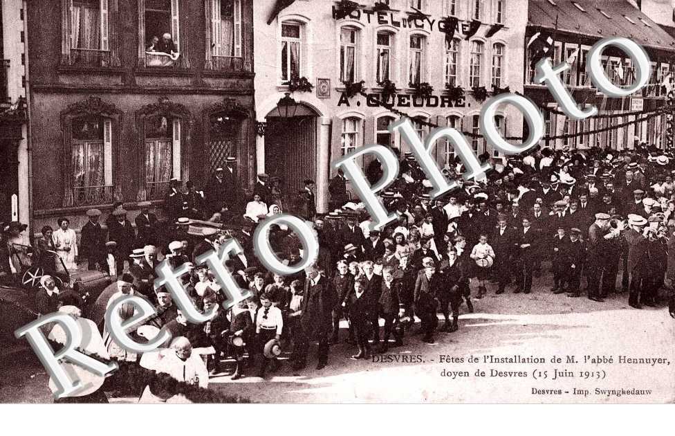 Fetes de l'installation e M. L'Abbe Hennuyer doyen de Desvres (15 juin 1913)
