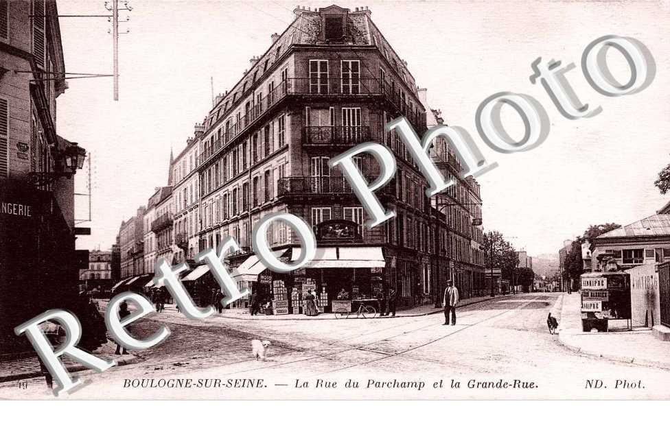 la rue DU PARCHAMP ET LA GRANDE RUE
