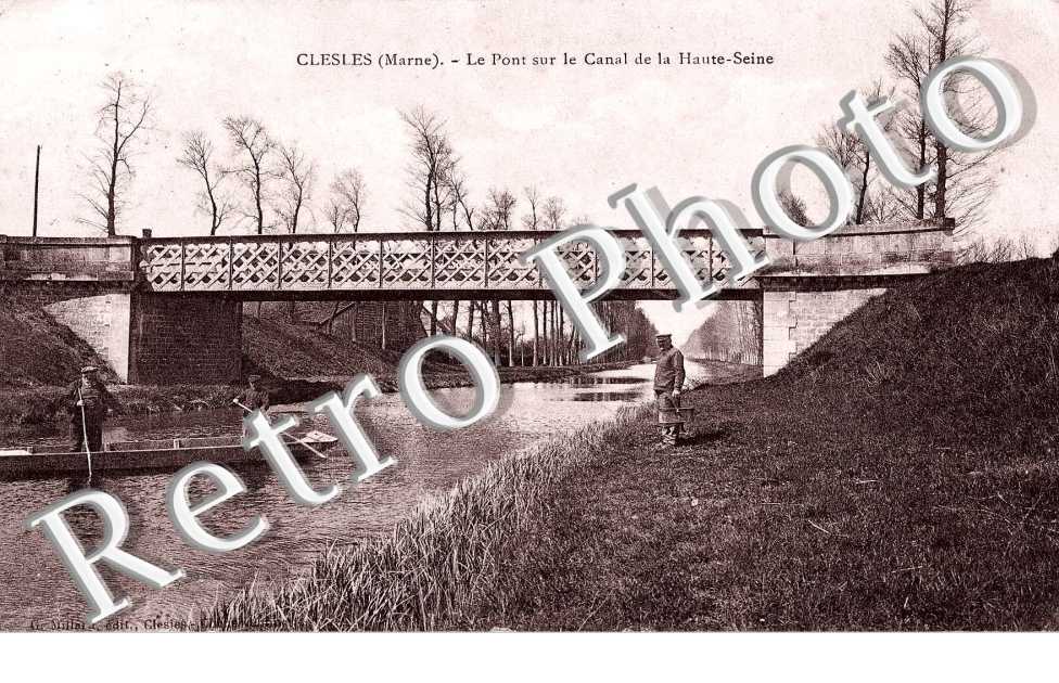 Le pont sur le canal de la Haute-Seine