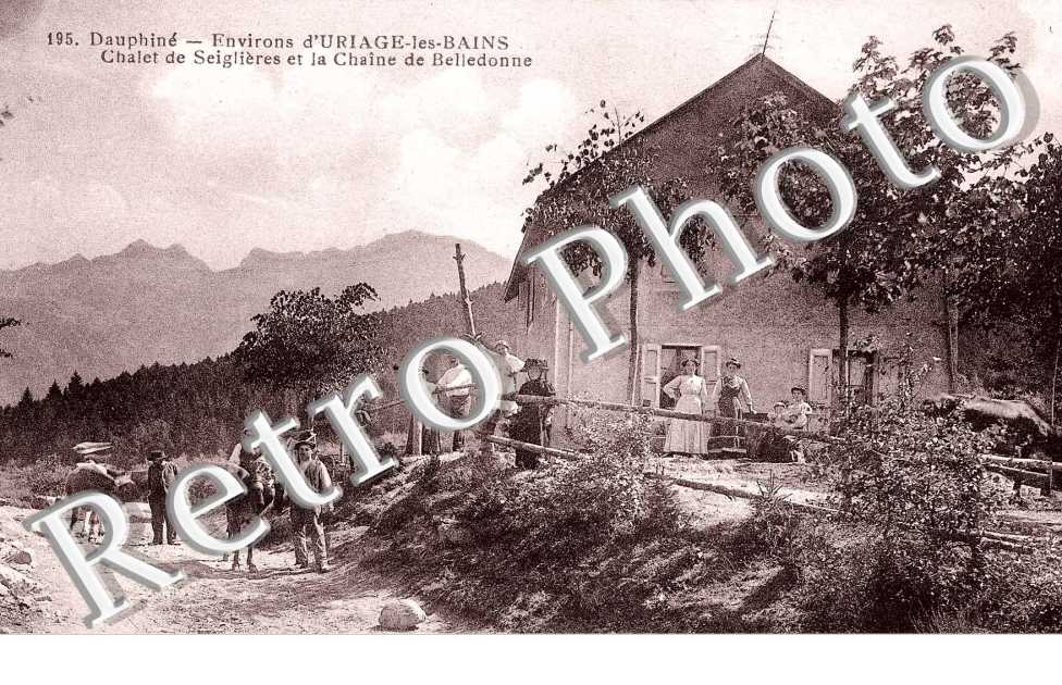 chalet de seignlieres et la chaine de belledonne