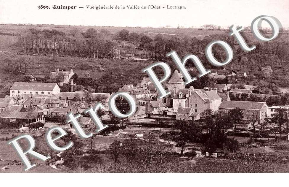 vue generale de la vallée de l'Odet - Locmaria