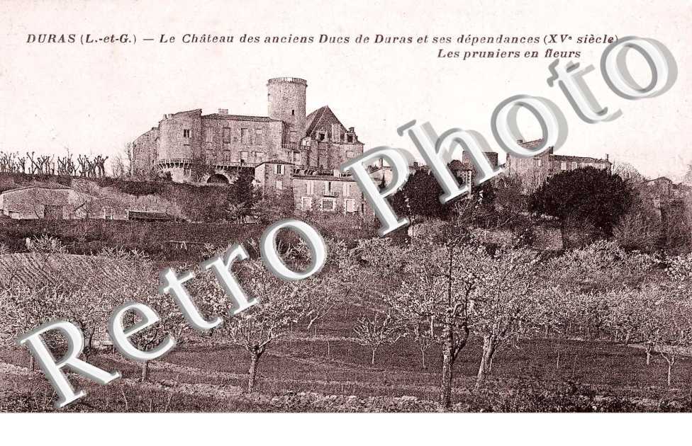 Le chateau des anciens duc de Duras