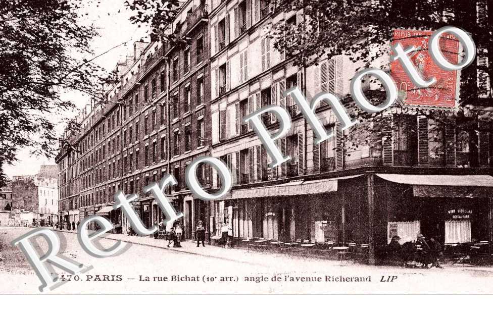 la rue Bichat Angle de l'Avenue RICHERAND