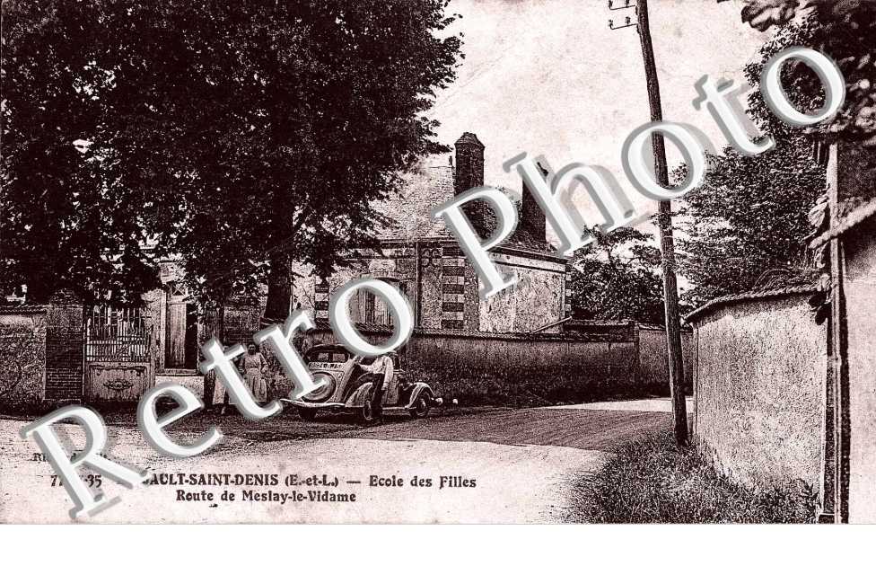 ecole des filles, route de Meslay-le-Vidame