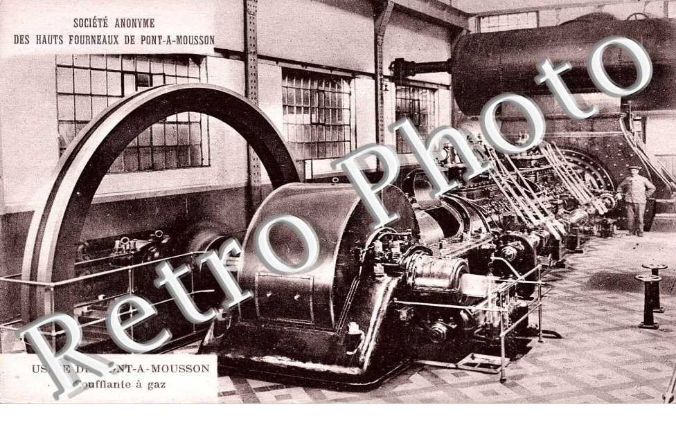 Ste anonyme des Hauts Fourneaux - usine - soufflante a gaz
