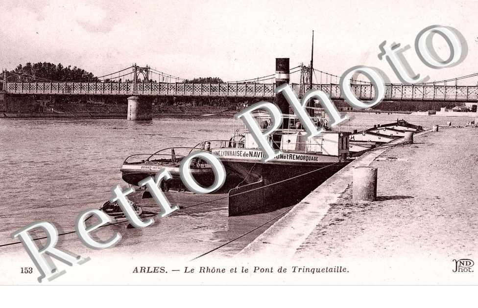 le rhone et le pont de trinquetaille