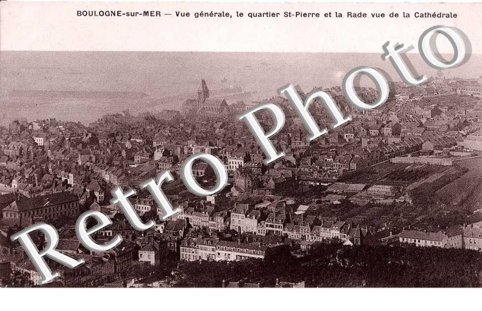 vue generale  le quartier Saint Pierre et la rade