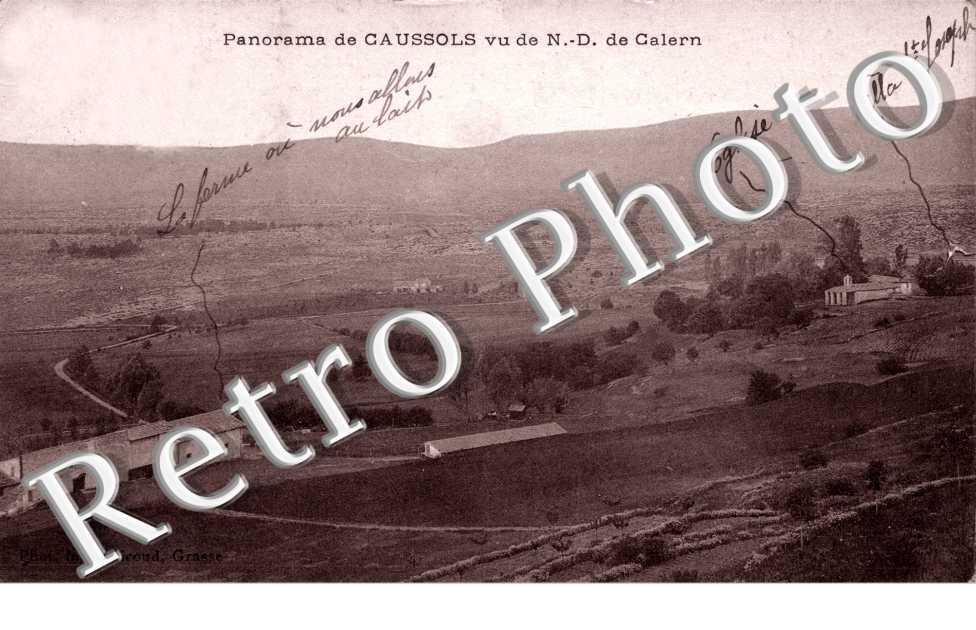 Panorama de Caussols vue de N.-D. de Calern