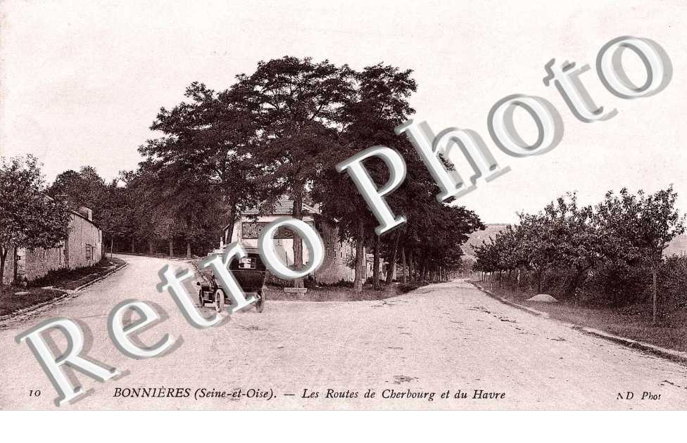 les routes de Cherbourg et du Havre