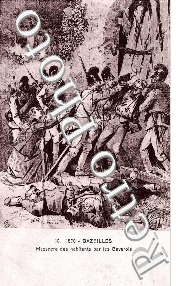 massacre des habitants par les bavarois