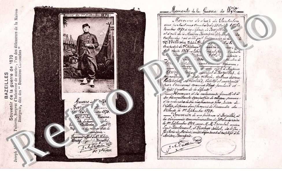 souvenir de la guerre de 1870