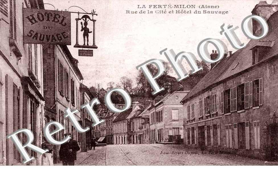 rue de la cite et Hotel du Sauvage