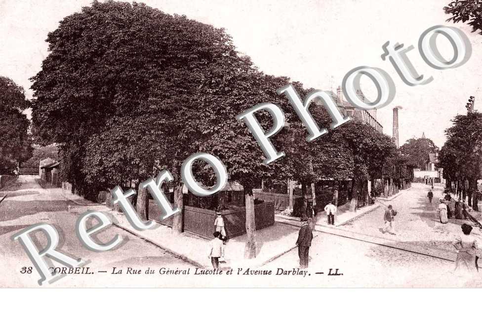 la rue du General Lucotte et l'avenue Darblay
