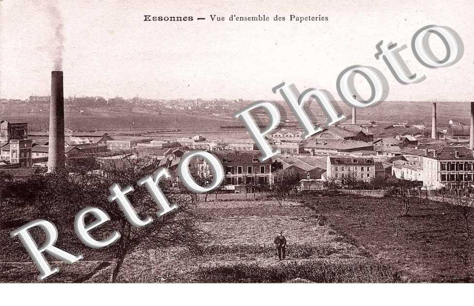 Essonnes Vue d'ensemble des Papeteries