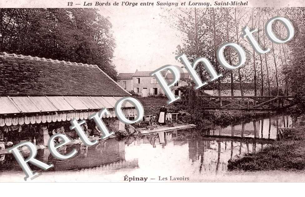rds de l'Orge entre Savigny et Lormoy, Saint-Michel  EPINAY les lavoirs