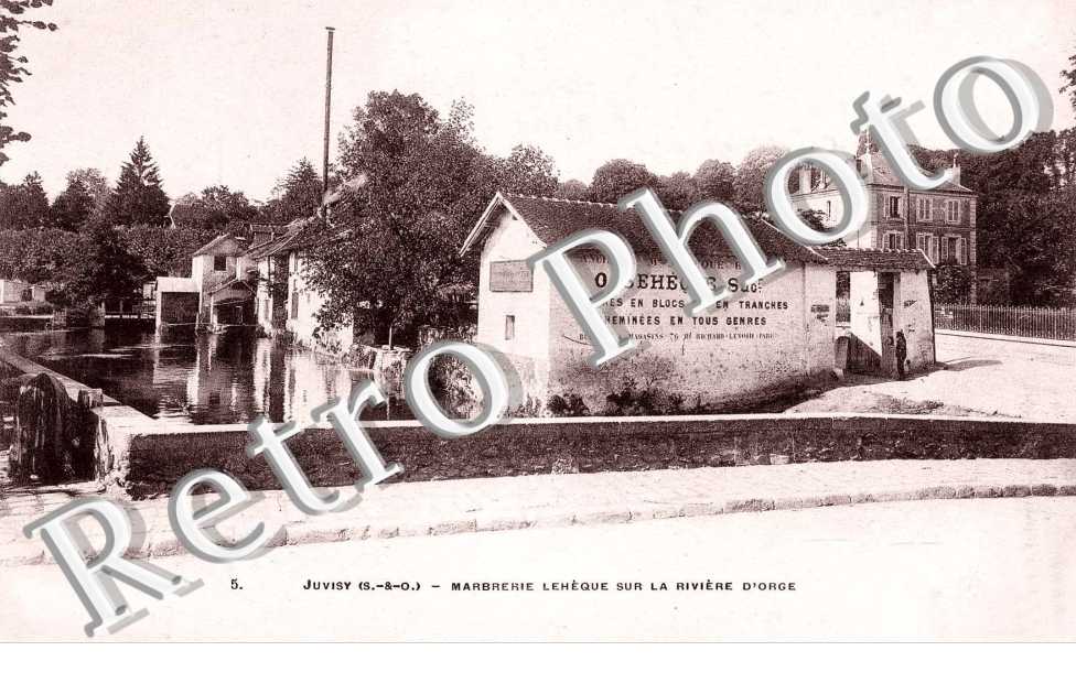 Marbrerie Leheque sur la riviere d'Orge