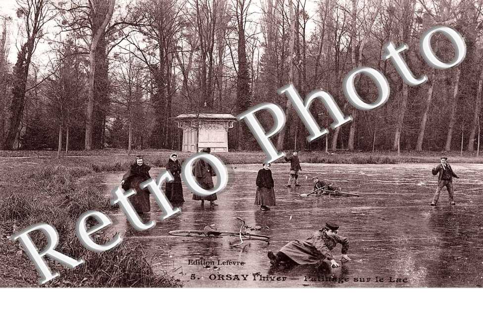 Patinage sur le lac  (sport d'hiver)