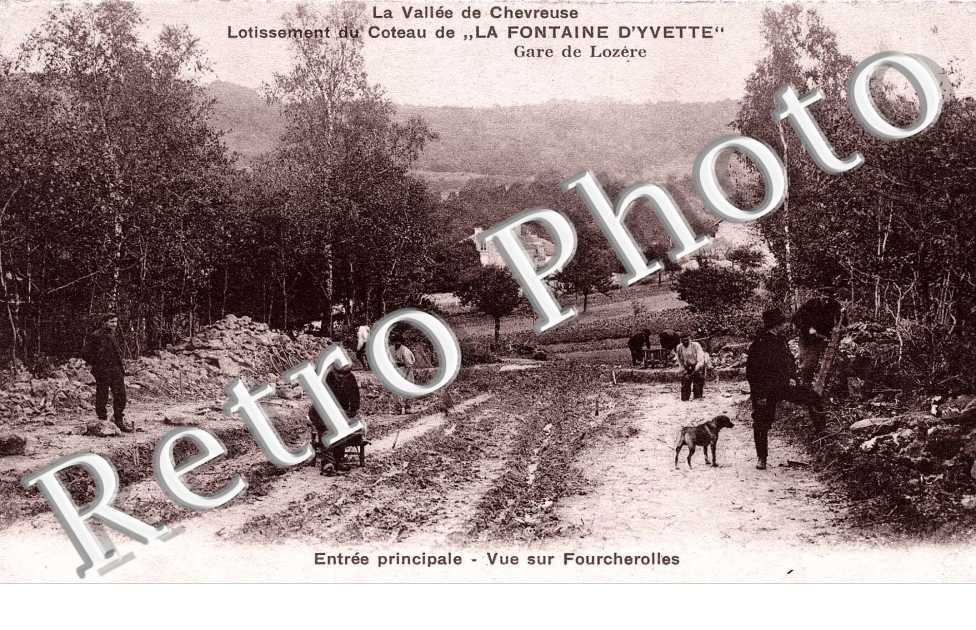 Lotissement du coteau de La Fontaine d'Yvette  Gare de Lozere