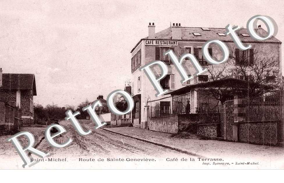 Route de Sainte Gennevieve - Cafe de la Terrasse