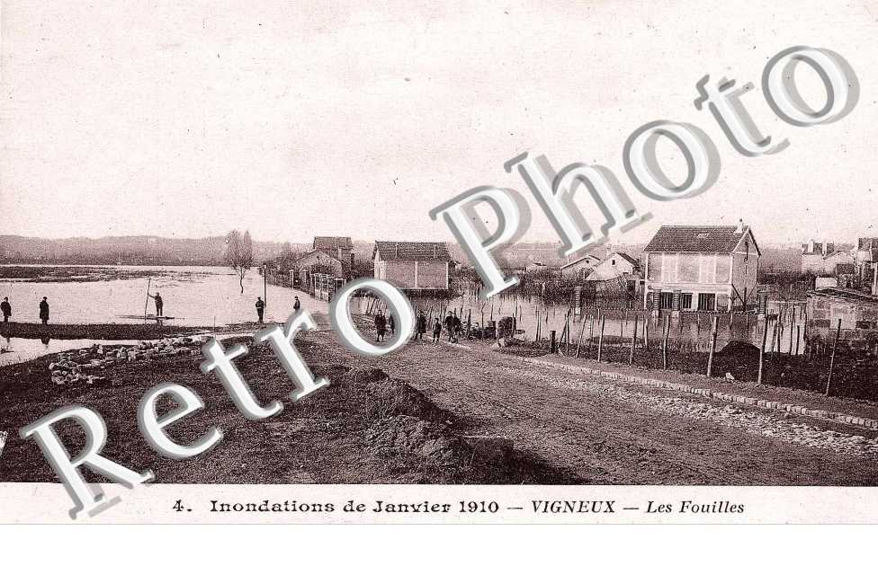 Inondations de 1910, Les Fouilles