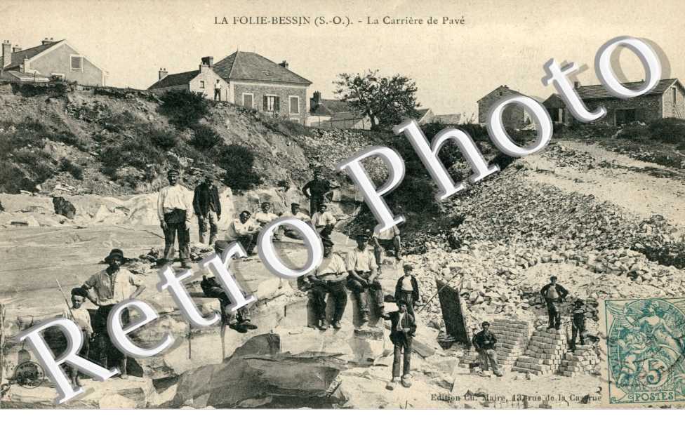La Folie Bessin Carriere de pave