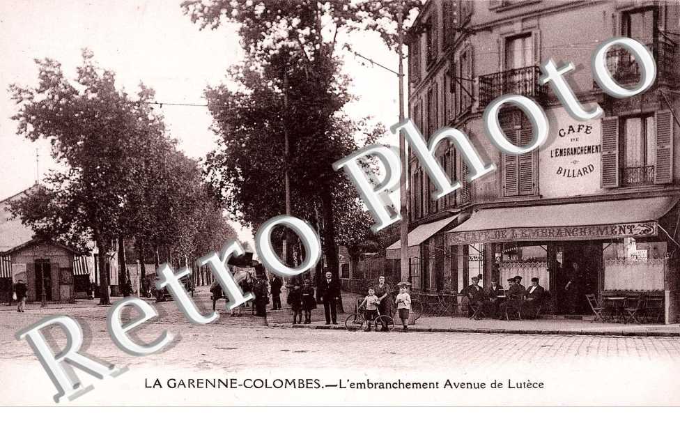 L'embranchement avenue de Lutece