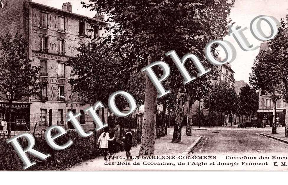 Carrefour des rues des Bois de Colombes, de l'Aigle et Joseph Froment