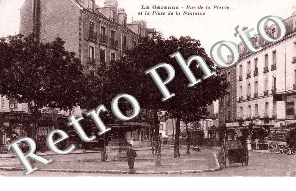rue de la Pointe et la place de la Fontaine