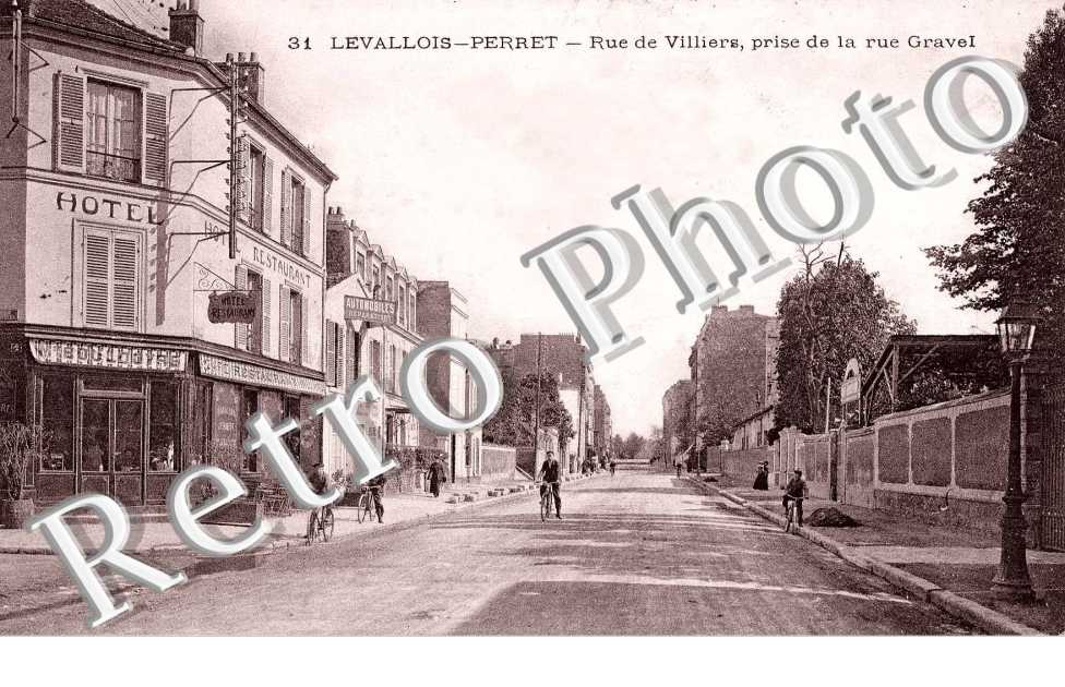 Rue de Villiers prise de la rue Gravel