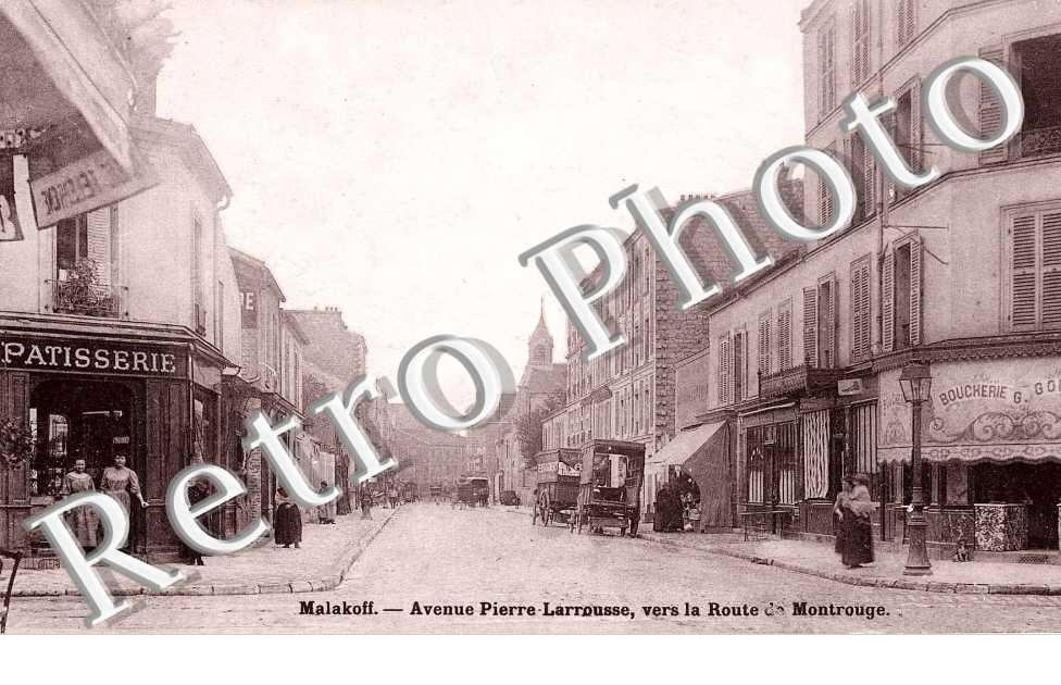 Avenue Pierre Larousse vers la Route de Montrouge